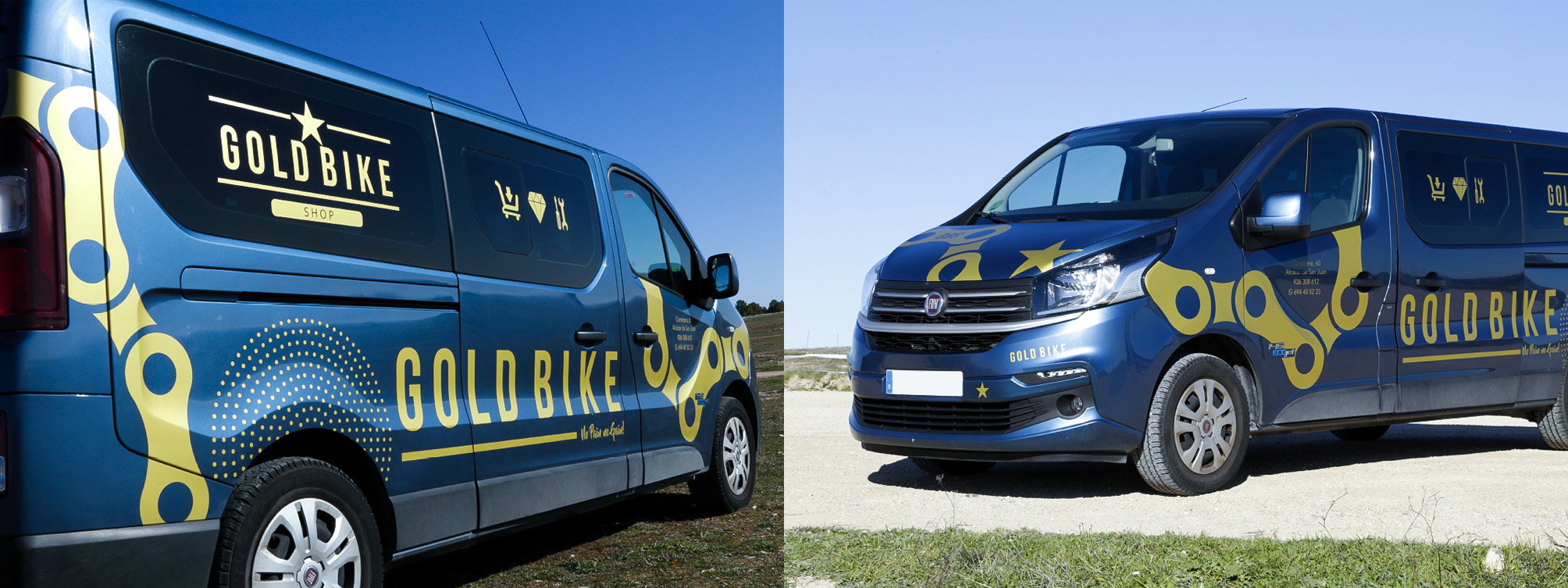 Diseño gráfico para rotulación y tiendas.